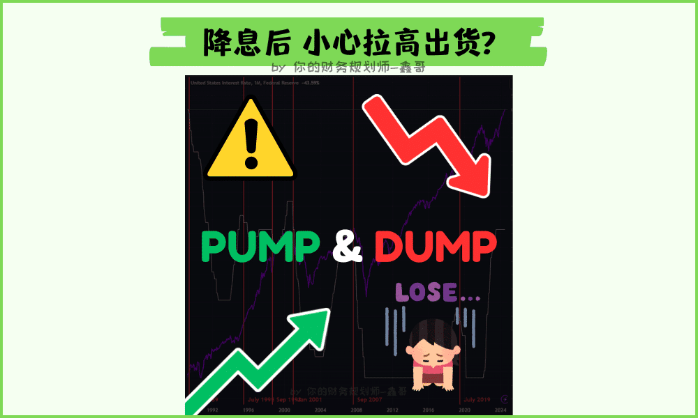 分享X疯传关于降息后拉高出货🤔