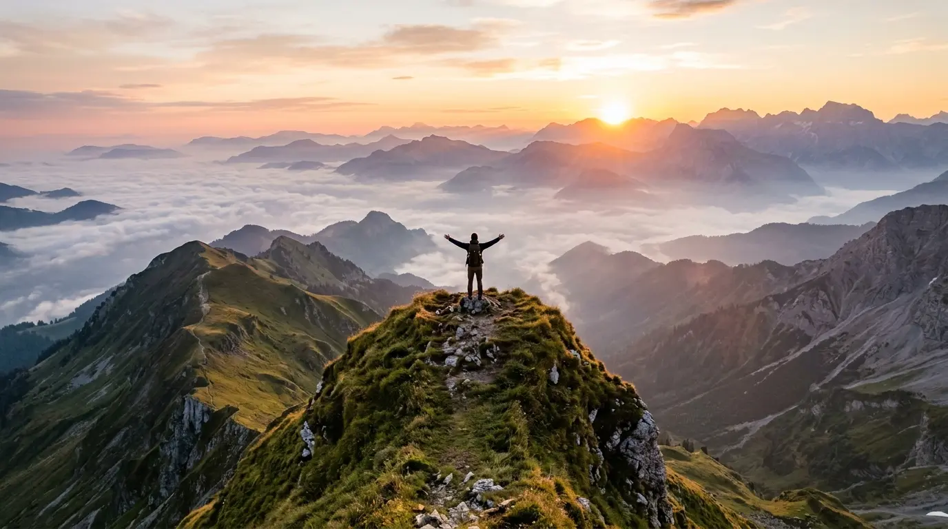 Person in control of their financial future — living confidently and free from money worry