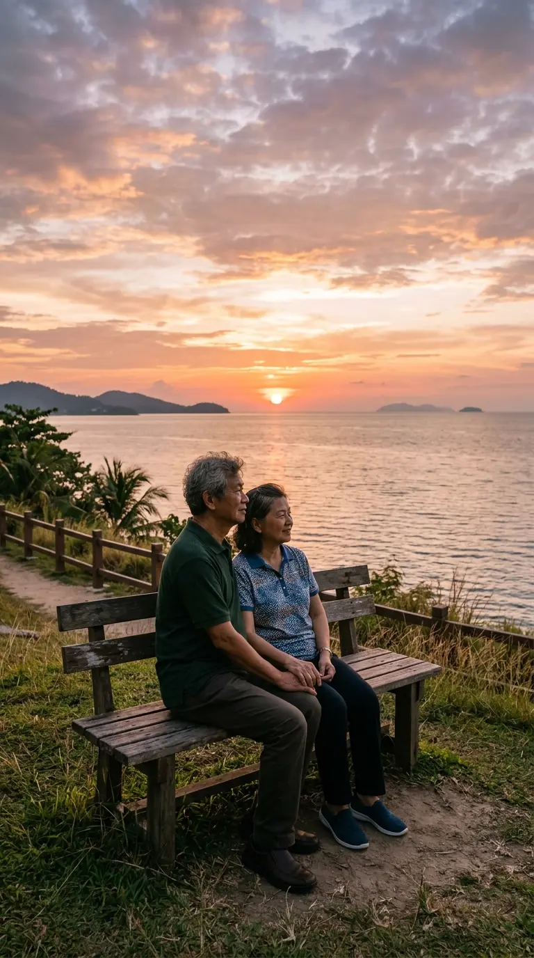 Couple approaching retirement reviewing their plan — retirement financial planning